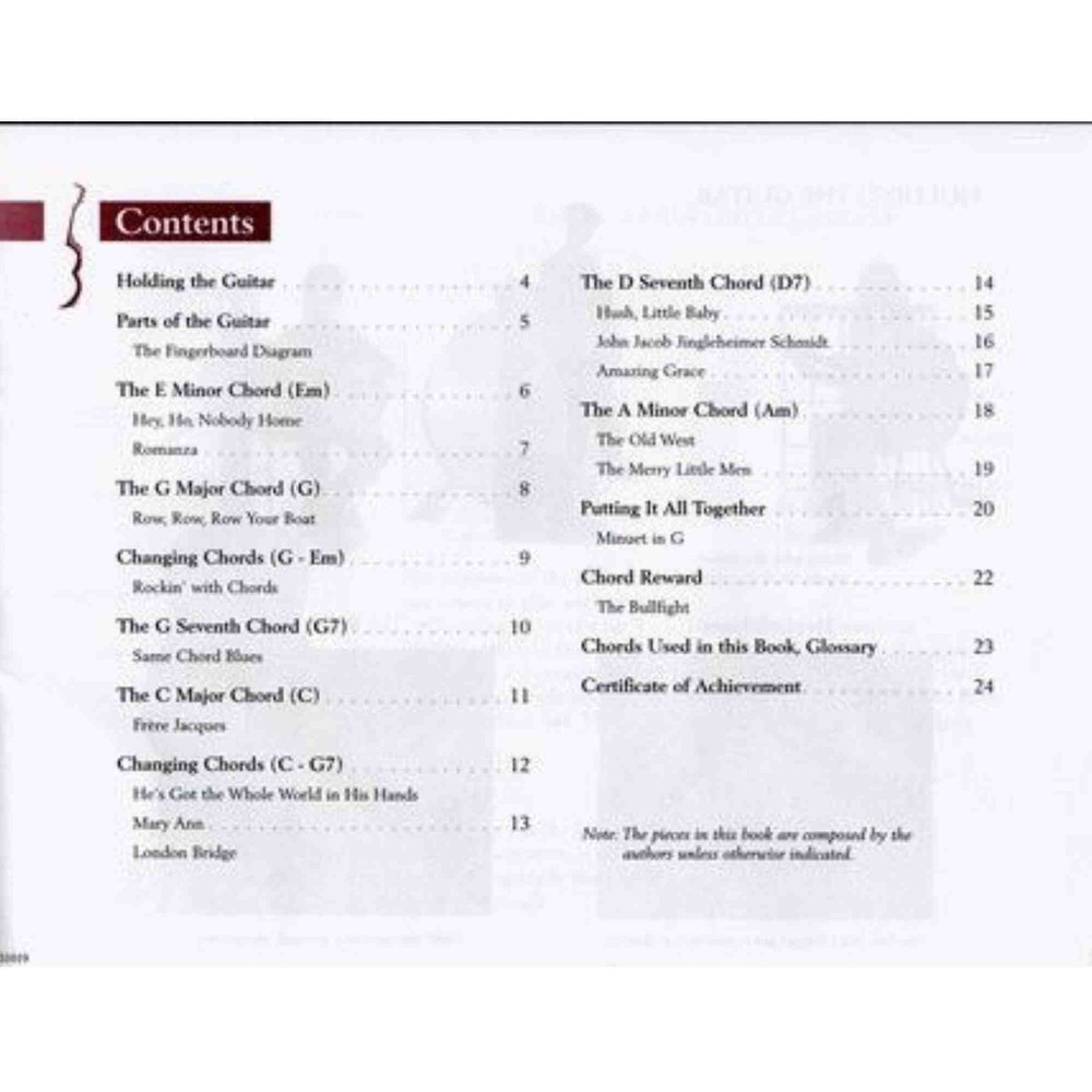 The FJH Young Beginner Guitar Method, Exploring Chords Book 1