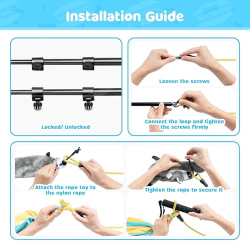 Dog Flirt Pole, Retractable Teasing Stick with Lure, Interactive Dog 40 Inch