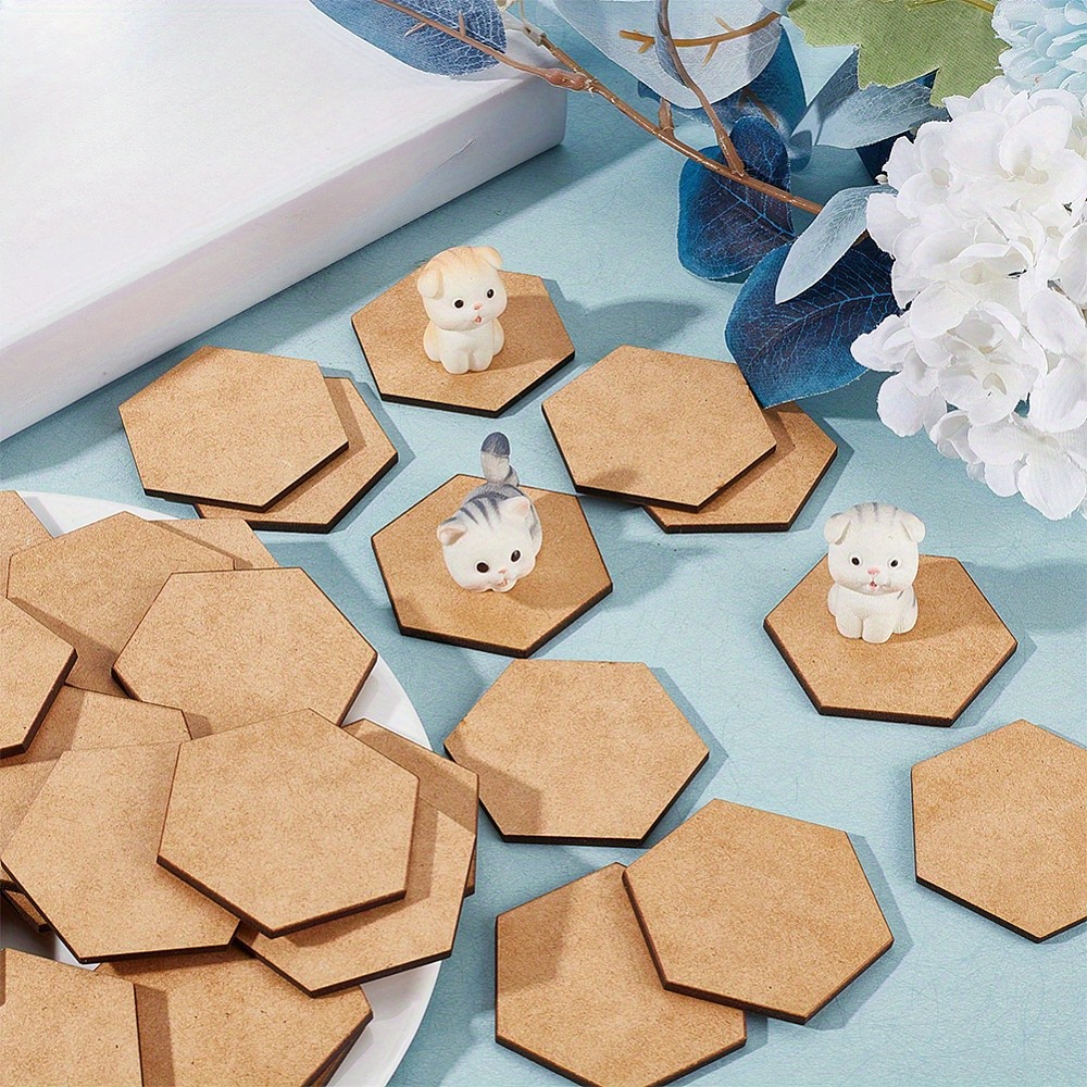 1box 30pcs Medium Density Fiberboard () sheet for Miniatures Model Display Base