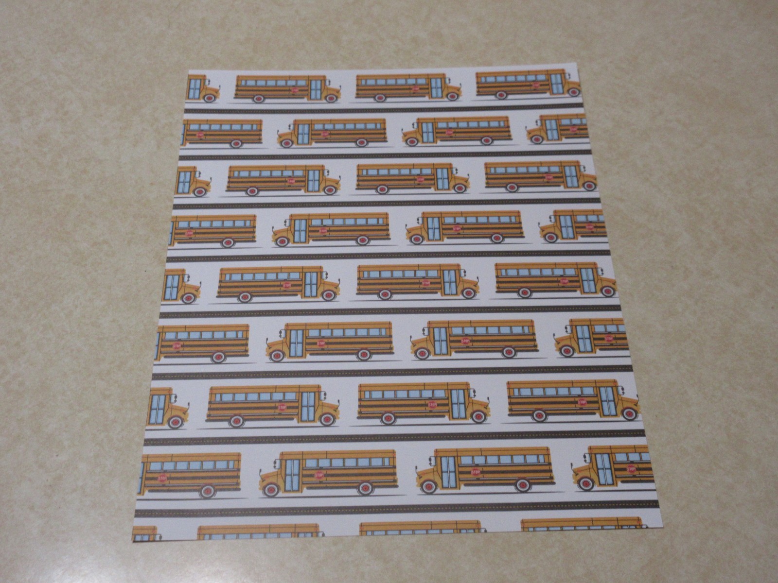 8.5" x 11" PARK LANE PAPER - ASSORTED SCHOOL PRINTS #2 - 10 SHEETS