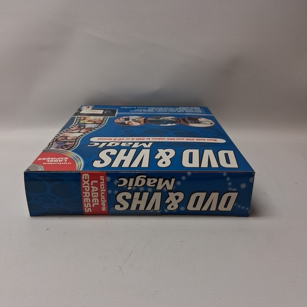 DVD & VHS Magic software for PC, designed to convert analog video tapes into...