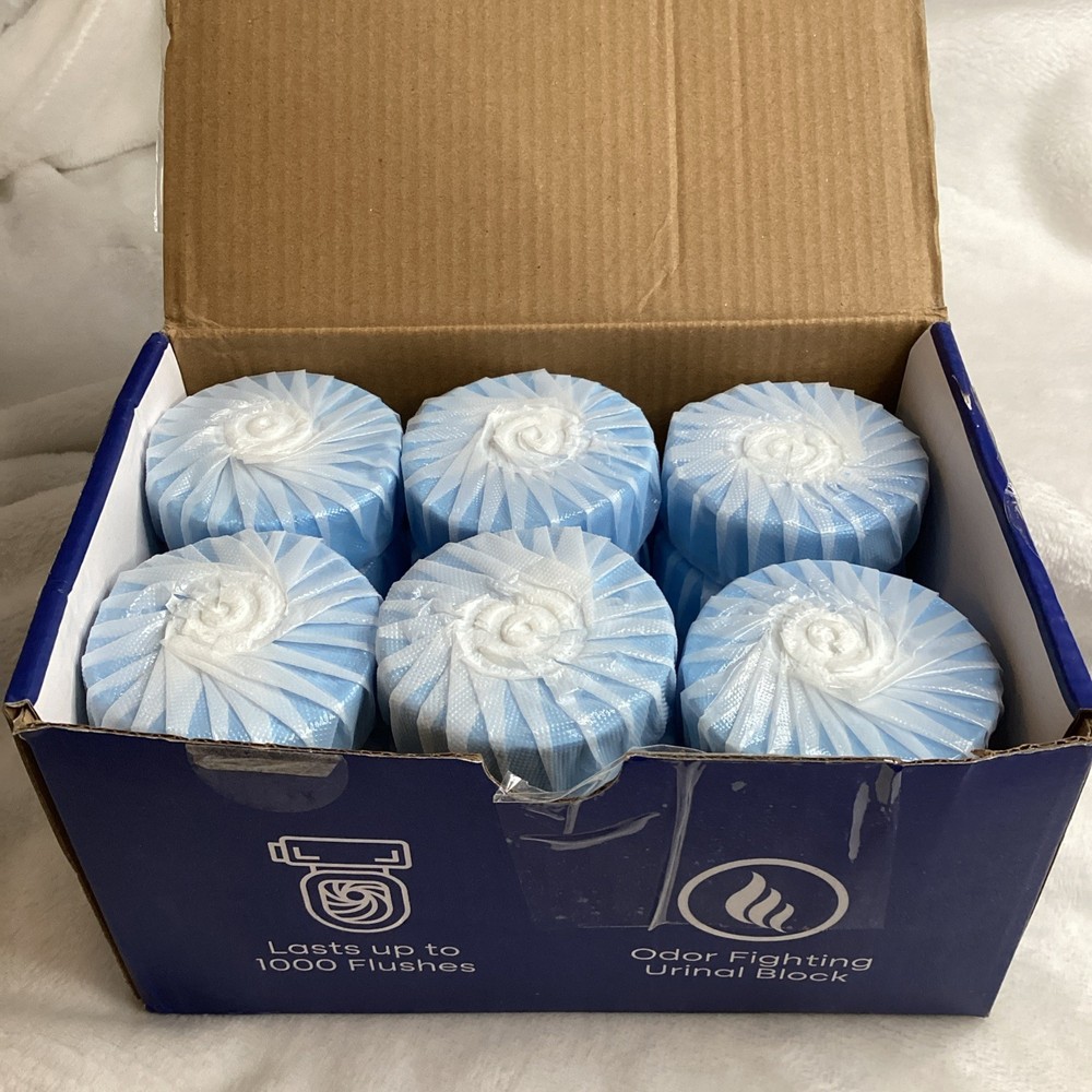 24 Pack Tapix Urinal Cakes Ocean Breeze Scent Deodorizer Block Deodorizing Puck