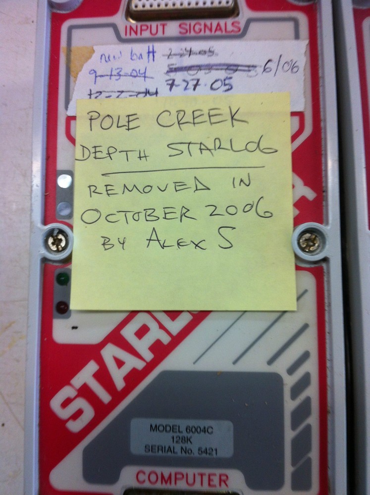 (2) Unidata Starlogger Data loggers Model 6004C