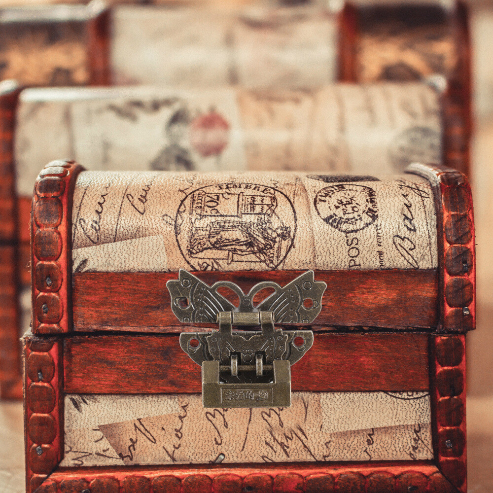Combination Lock for Locker Antique Tool Box Vintage Padlock