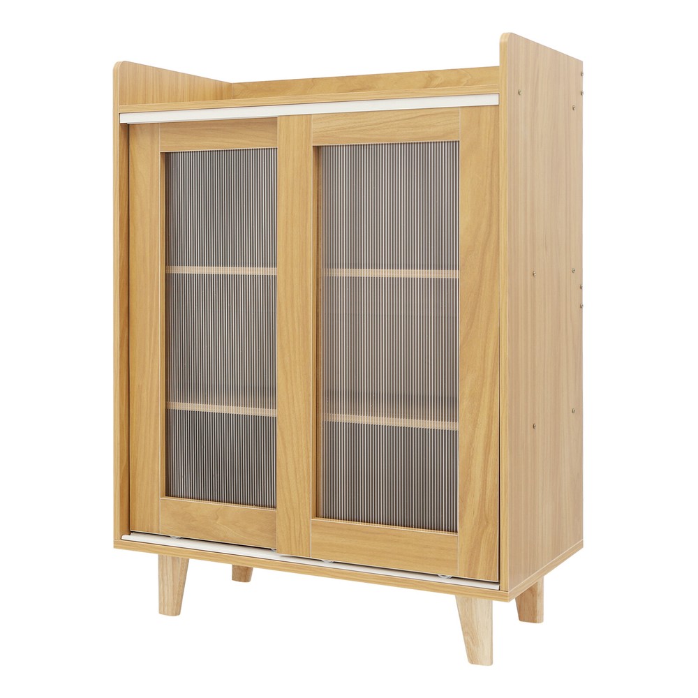 Sideboard Rectangular Kitchen Storage Organizer Floor Standing Storage Cabinet