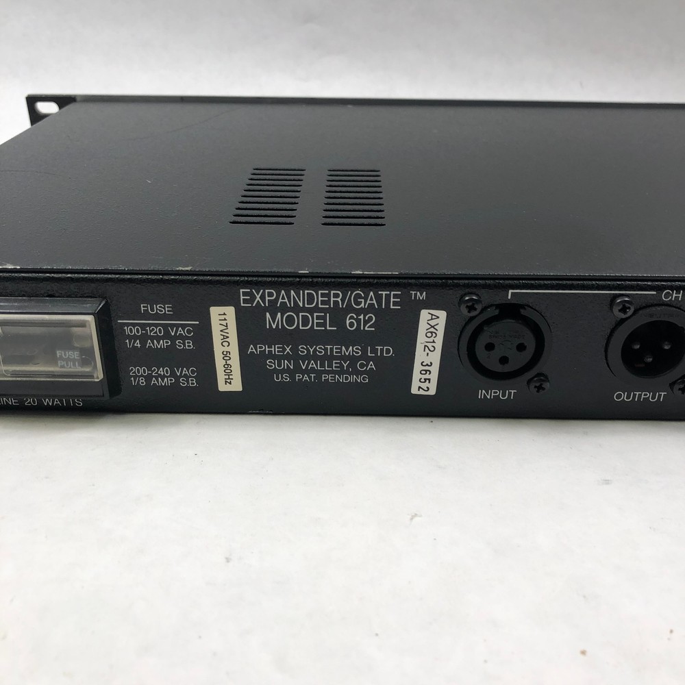 Rack Mount Aphex 2-Channel Expander Gate Model 612