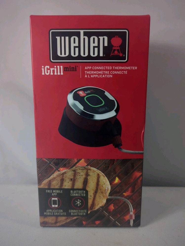 Weber iGrill Mini Digital All Bluetooth App Comnected Thermometer 2156