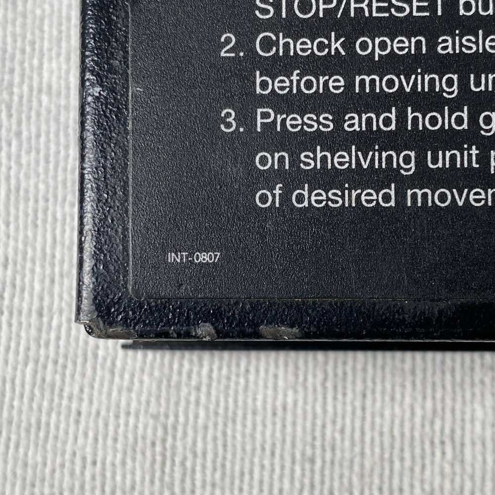 Spacesaver Eclipse Powered System Override Int-0807 900293.001