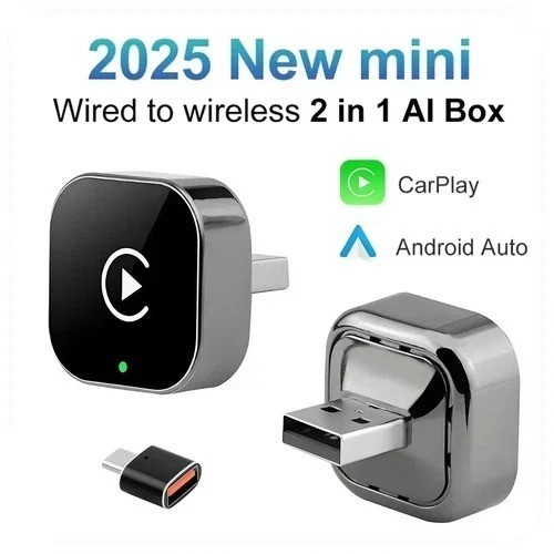 USB Auto Wireless CarPlay Adapter For iPhone Apple Wireless Dongle Plug ＆ Play