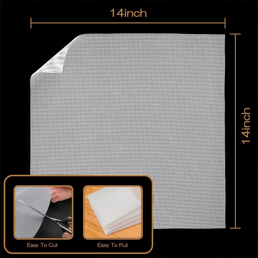 (6 Pack) Silicone Dehydrator Sheets, Non Stick Dehydrator Mats for Fruit Dryer