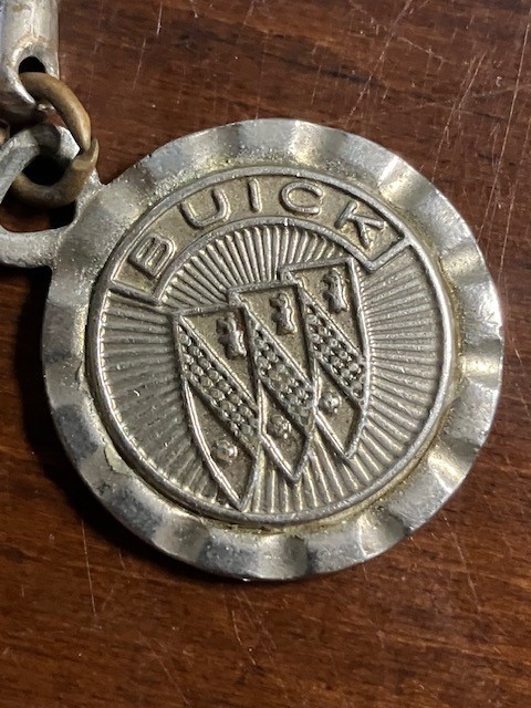 Vintage Buick Triple Shield Keychain