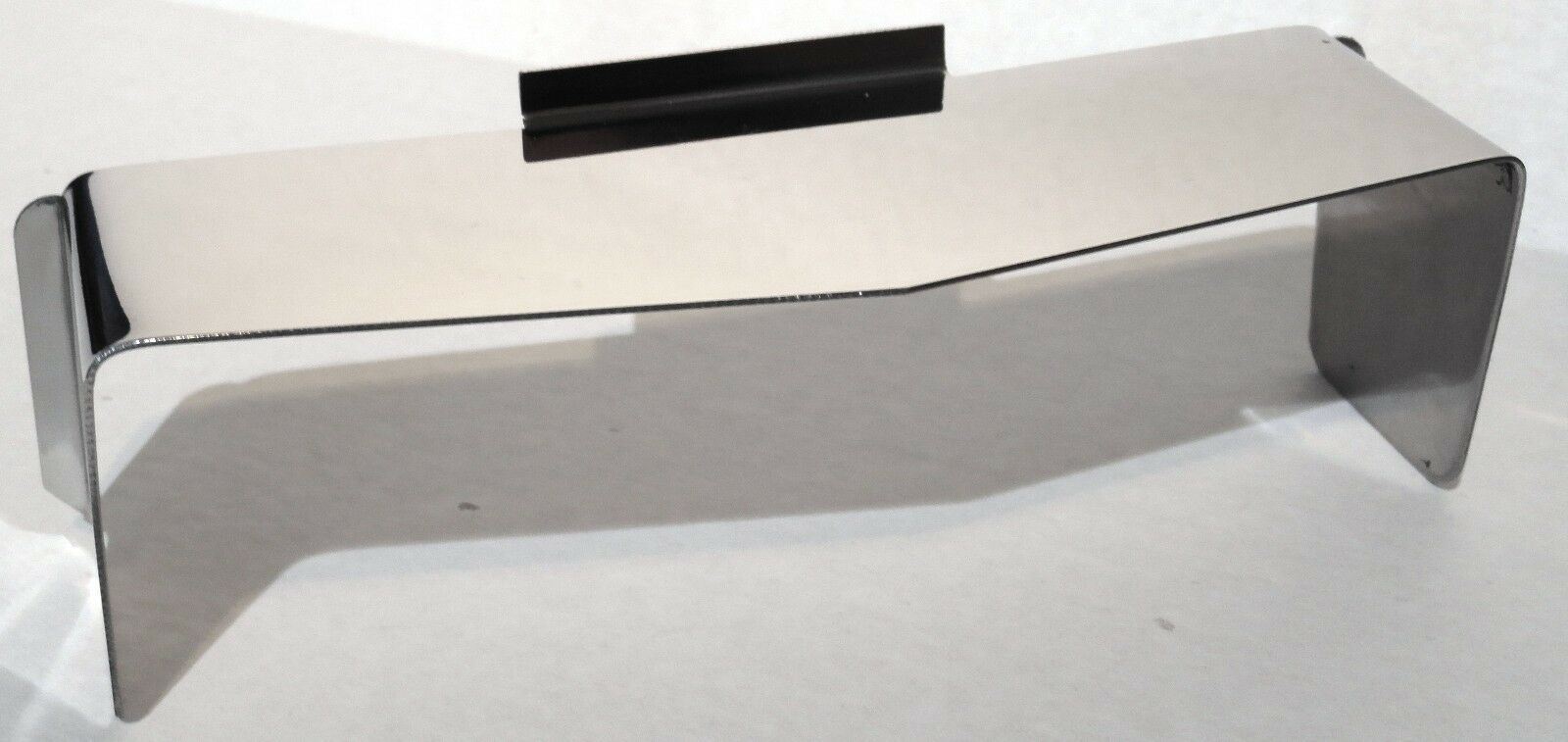 Dual 4” X 6” Rectangular Headlight Visor Pointed Stainless Steel GG#92490 Each