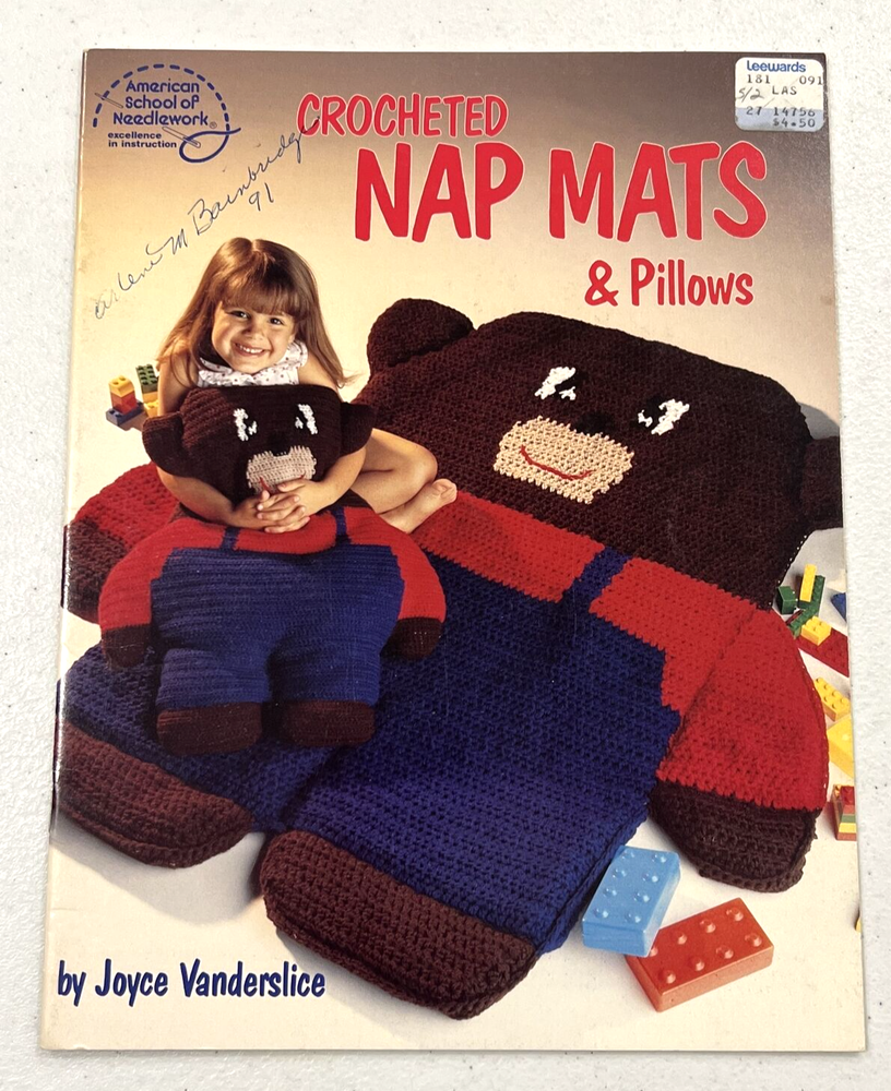 Crocheted Nap Mats & Pillows by Joyce Vanderslice