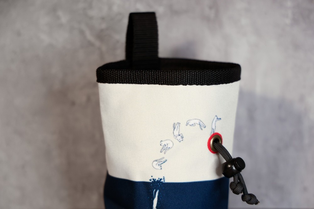 Acrobatic Cat Chalk Bag | Grace in Motion