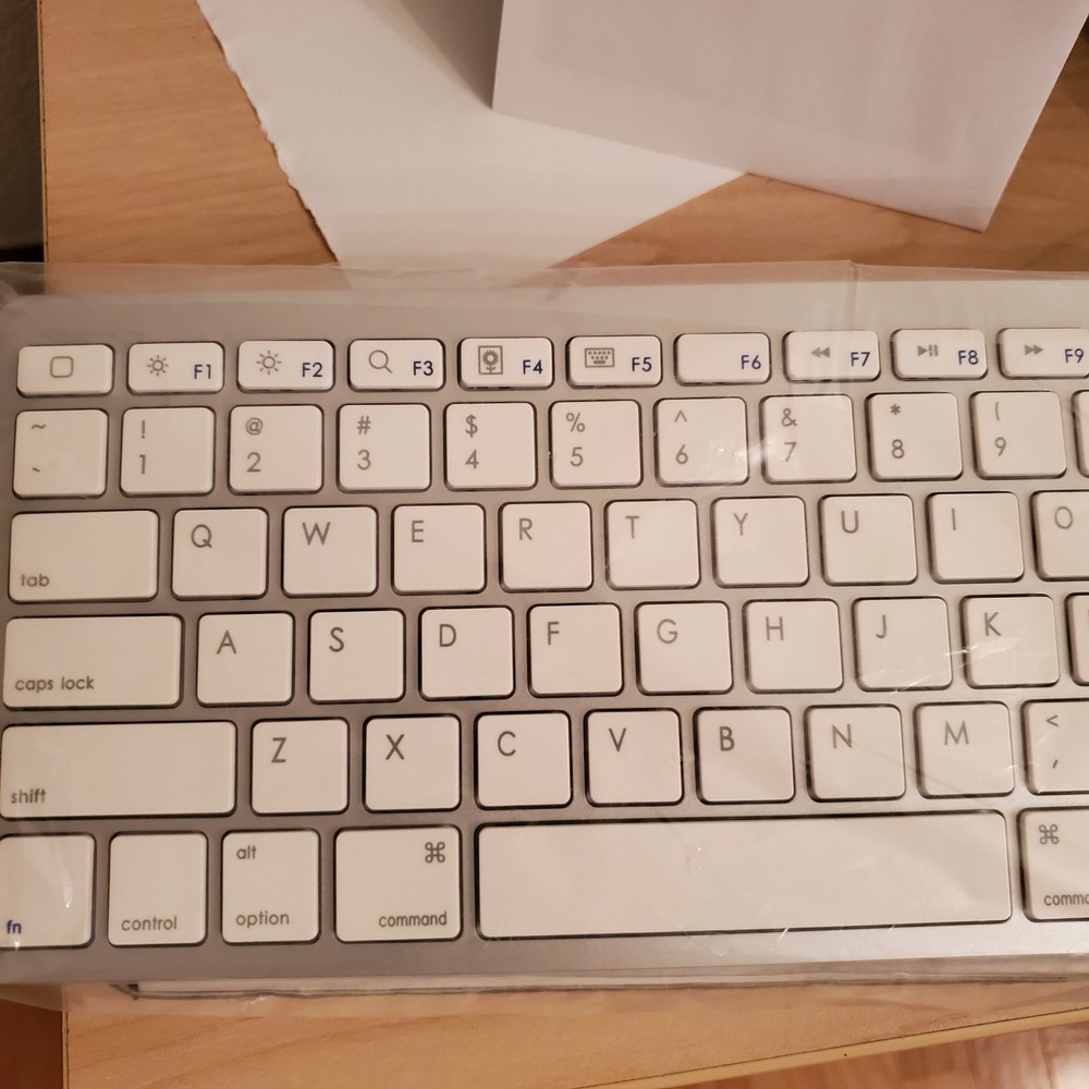 New X5 Bluetooth Wireless Mini Keyboard Apple iOS & Android Phone Tablet White