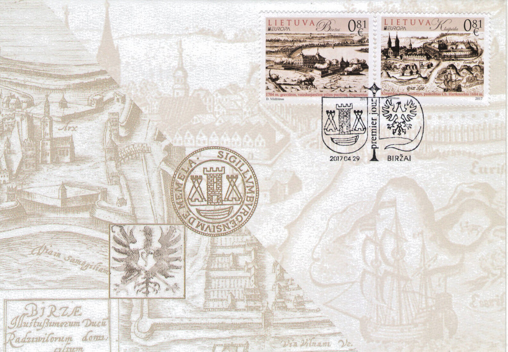 Lithuania - Europa - Castles (FDC)