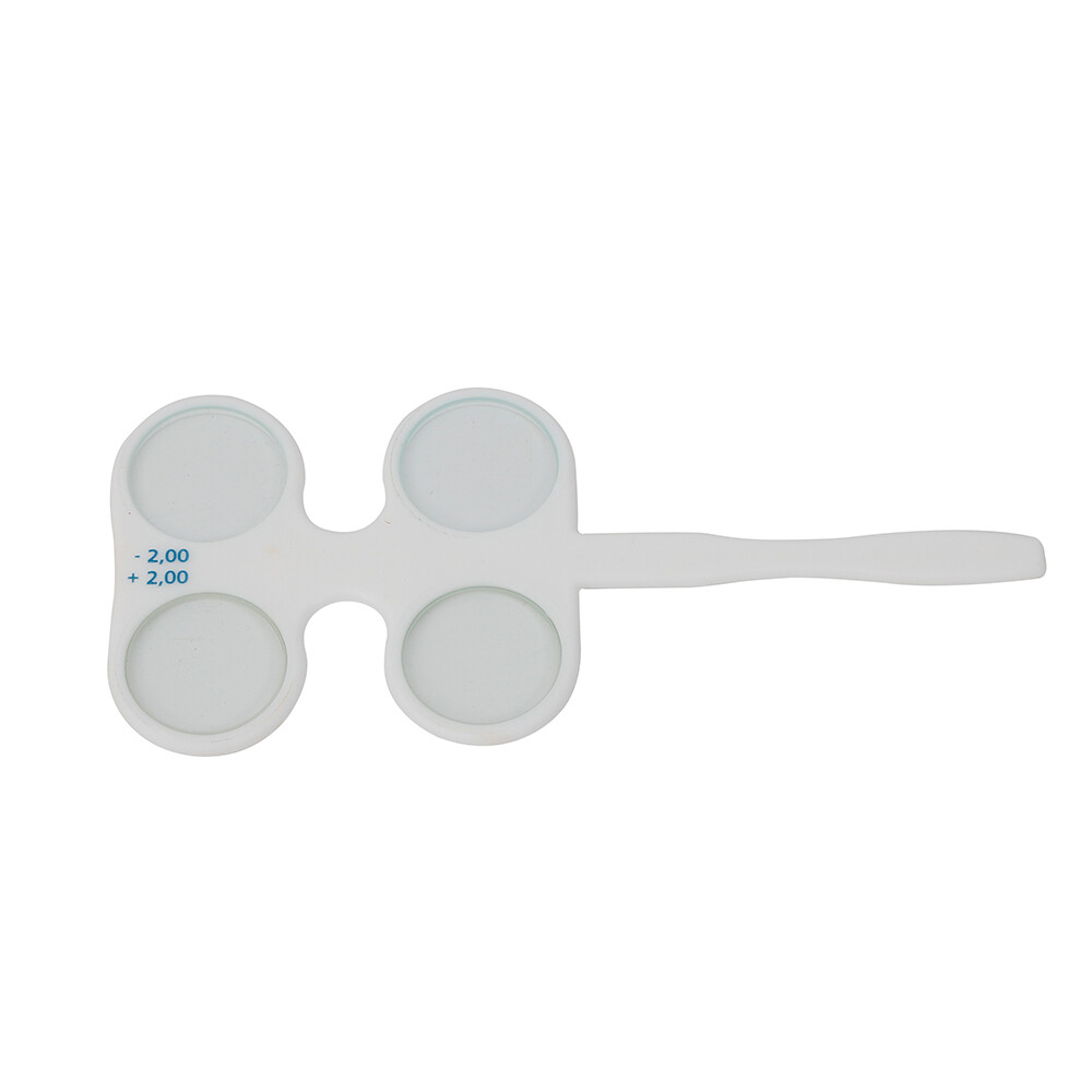 White Optical Flipper Optometry Plastic Flip for Lens Confirmation Test Tools