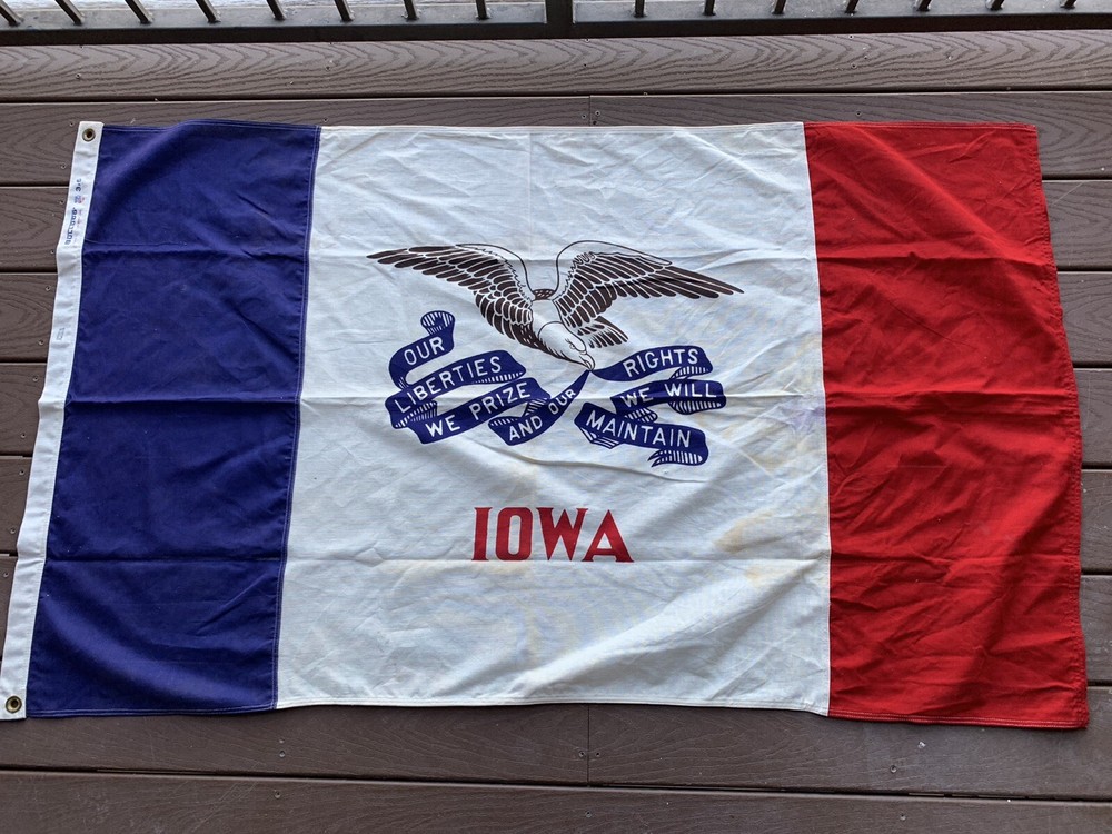Vintage Iowa Flag