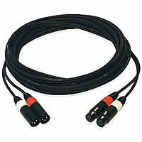 Whirlwind MK4PP10 10' Dual XLRM-XLRF Cable