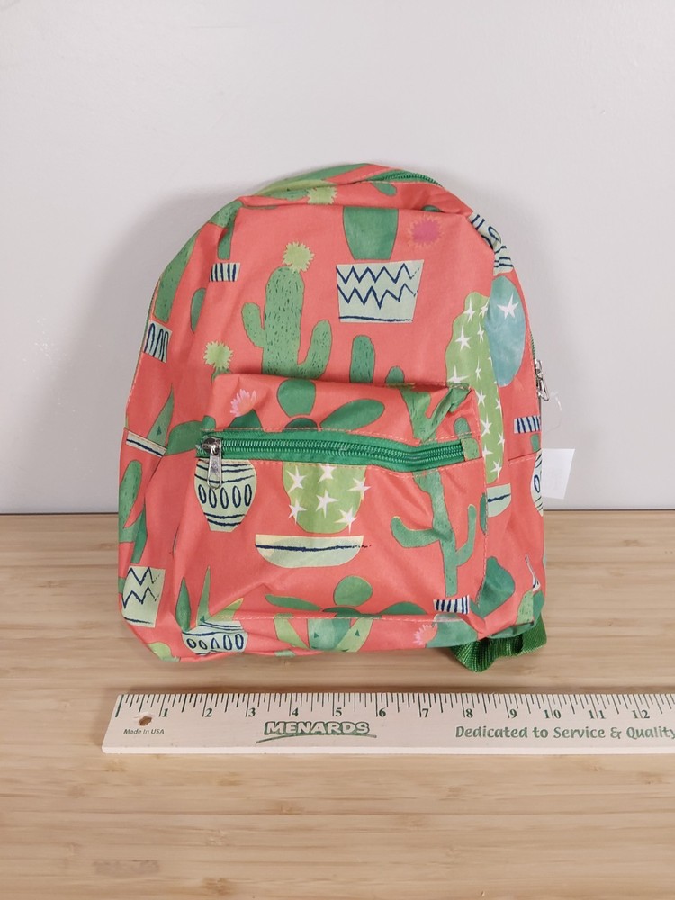 Cactus Small Backpack Kids Bag Summer Bag