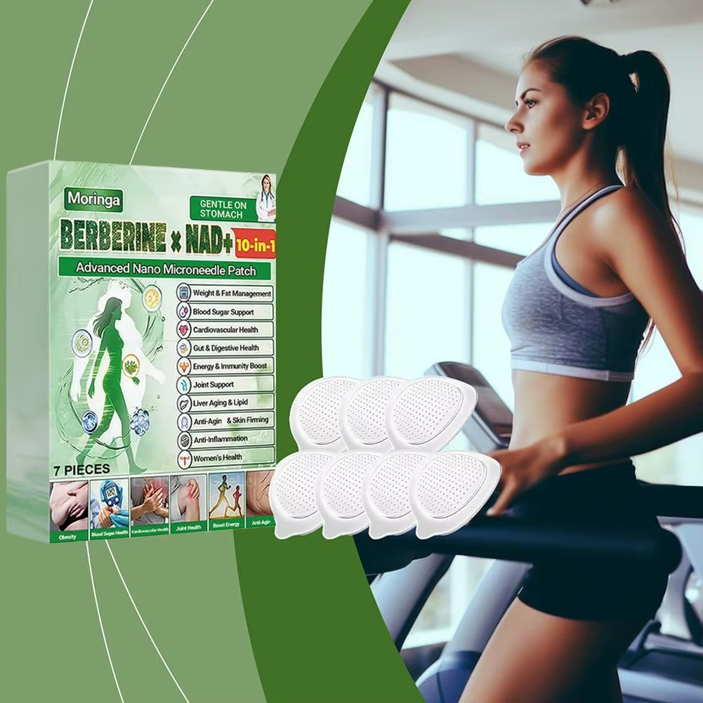 Moringa Berberine + NAD+ 10-in-1 Microneedle Patches Bioavailable Strength NEW