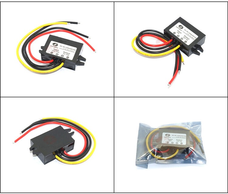 DC15-50V to DC12V 3A 36W waterproof power converter step-down module
