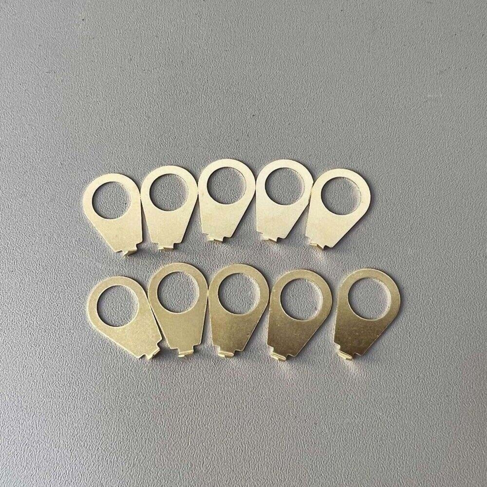 Gold Knobs Pointer Plate Indicator Washers for Gibson LP Electric Guitar 10Pcs
