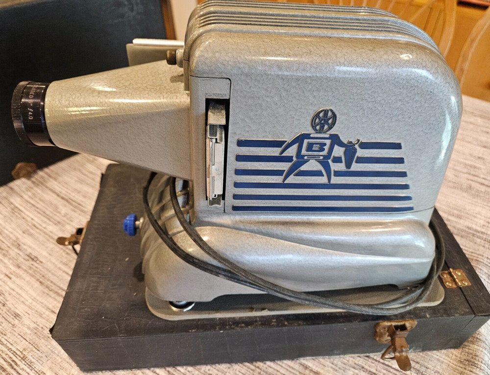 Vintage Brumberger Automatic 35mm Slide Changer Projector Model 1363