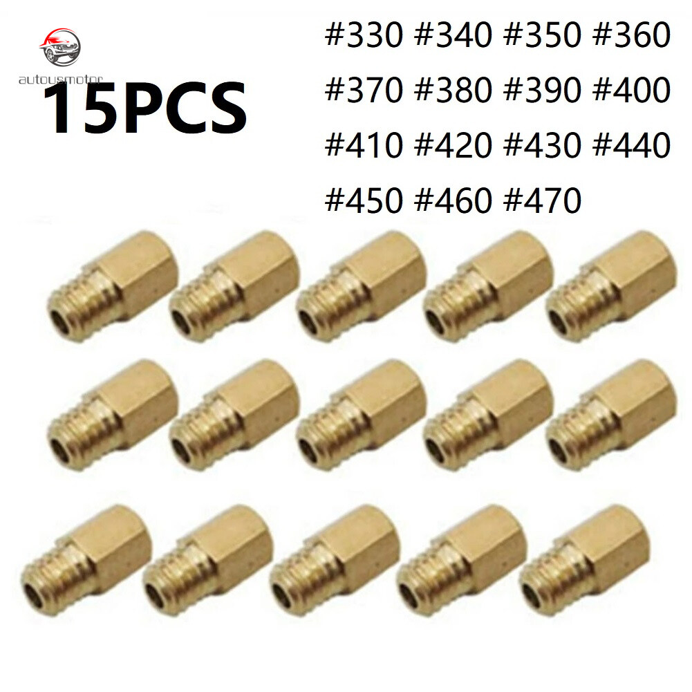 Fits Mikuni VM TM TMX Carburetor Main Jets Set # 330-400 410 420 430 440 450-470