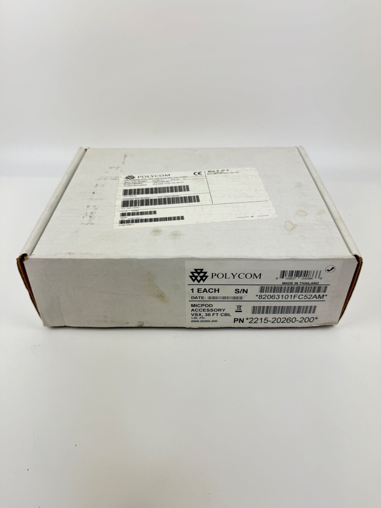 POLYCOM 2215-20260-200 MicPod Accessory VSX 30 Foot Cable