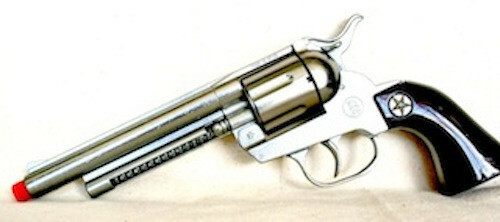 Cap Gun Revolver Die Cast Pistol 12 shot Made in Spain BRAND NEW Outlaw Gonher
