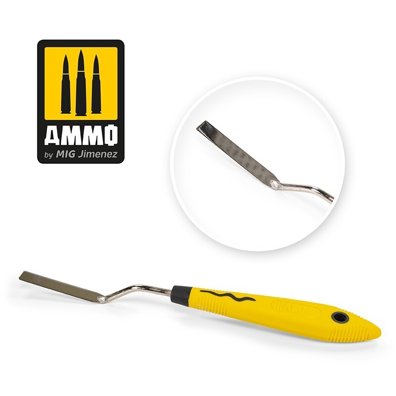 Mig Ammo #8683 Flat Rectangle Palette Knife