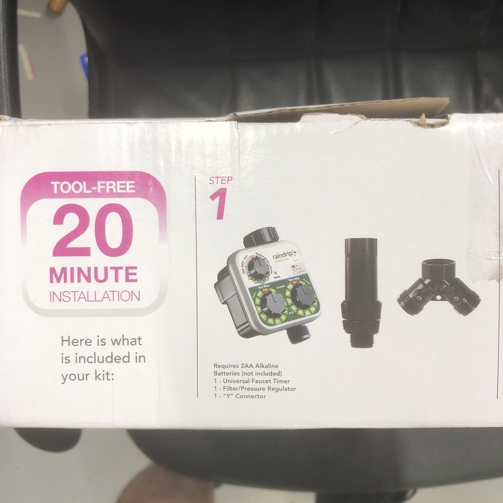 Raindrip Flower Shrub and Tree Kit with Timer Auto Watering S3