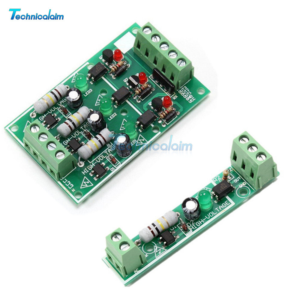1/3 Channel Bit AC 220V Optocoupler Isolation Module Board Adaptive For PLC