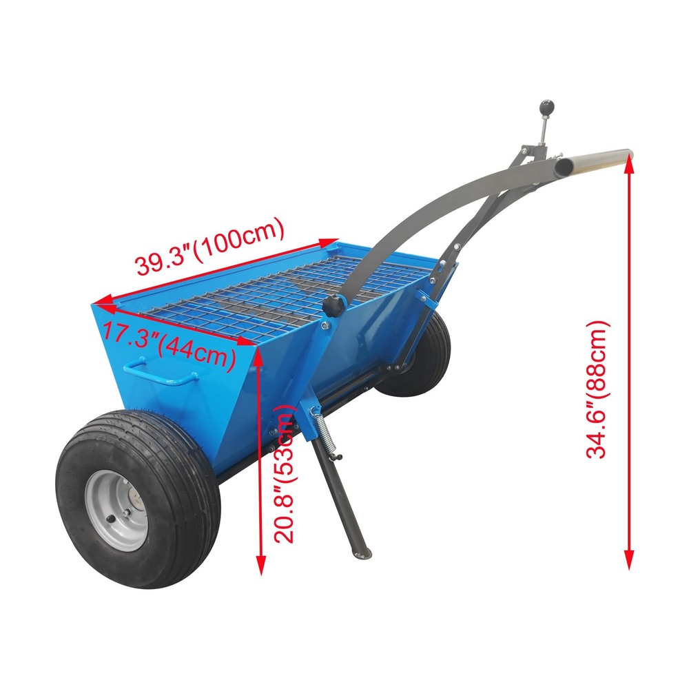 Hand-push Steel Abrasive Aggregates Spreader Machine Sand Scattering Machine