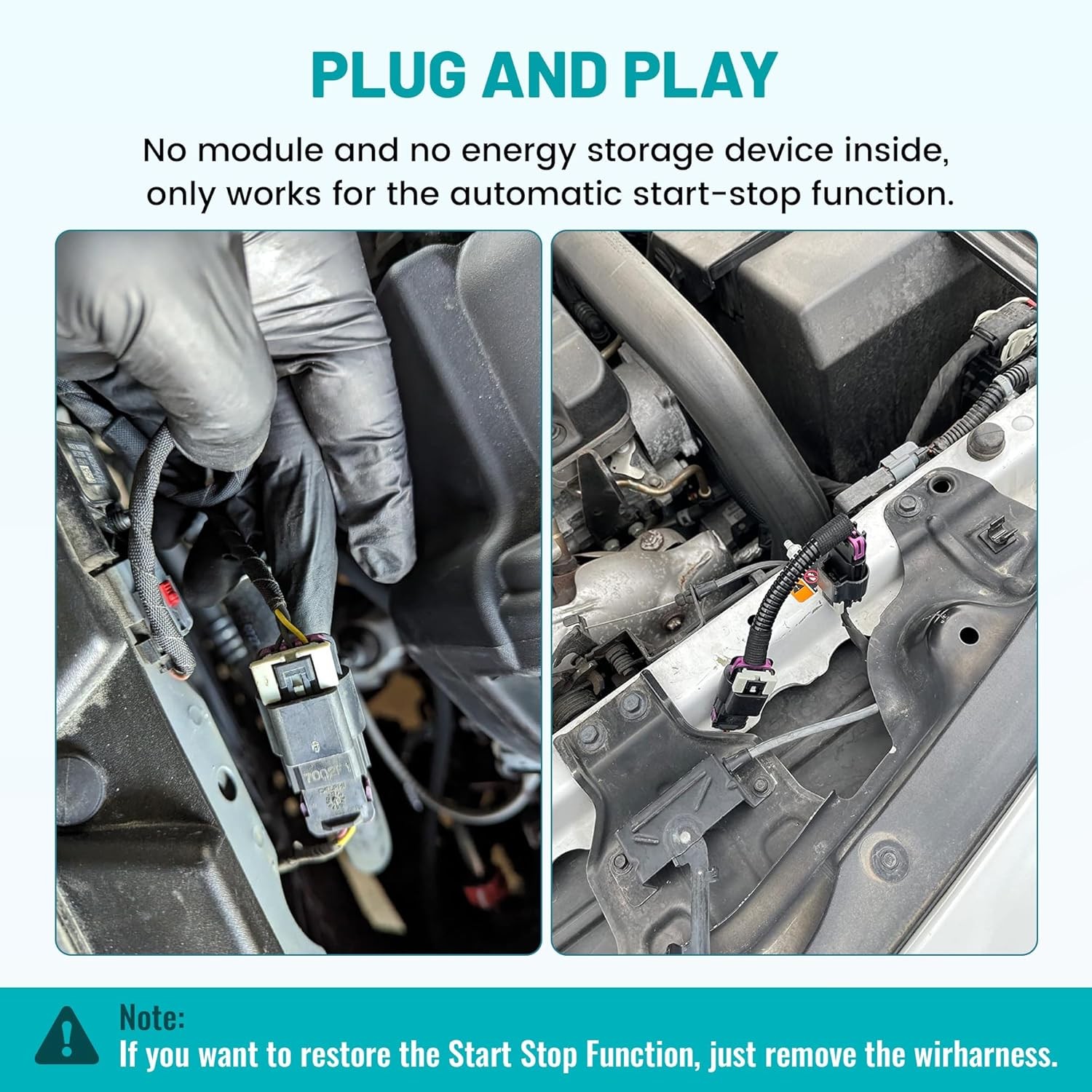 For 2018 Chevy Traverse Auto Start Stop Disable/Delete/Eliminator Bypass Jumper