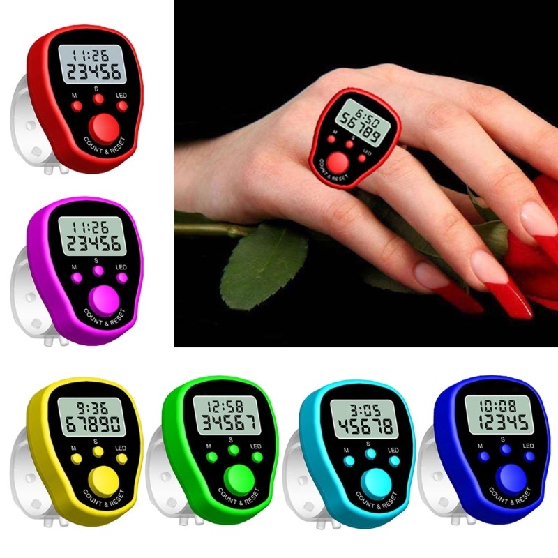 1 Pc Multifunctional Watch Function LED Recitation Counter