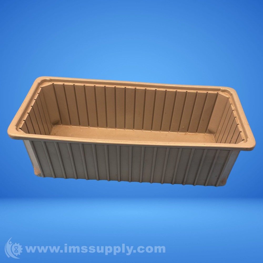 Global PET0224-070 Dividable Stackable Plastic Box 24" x 12" x 7" USIP