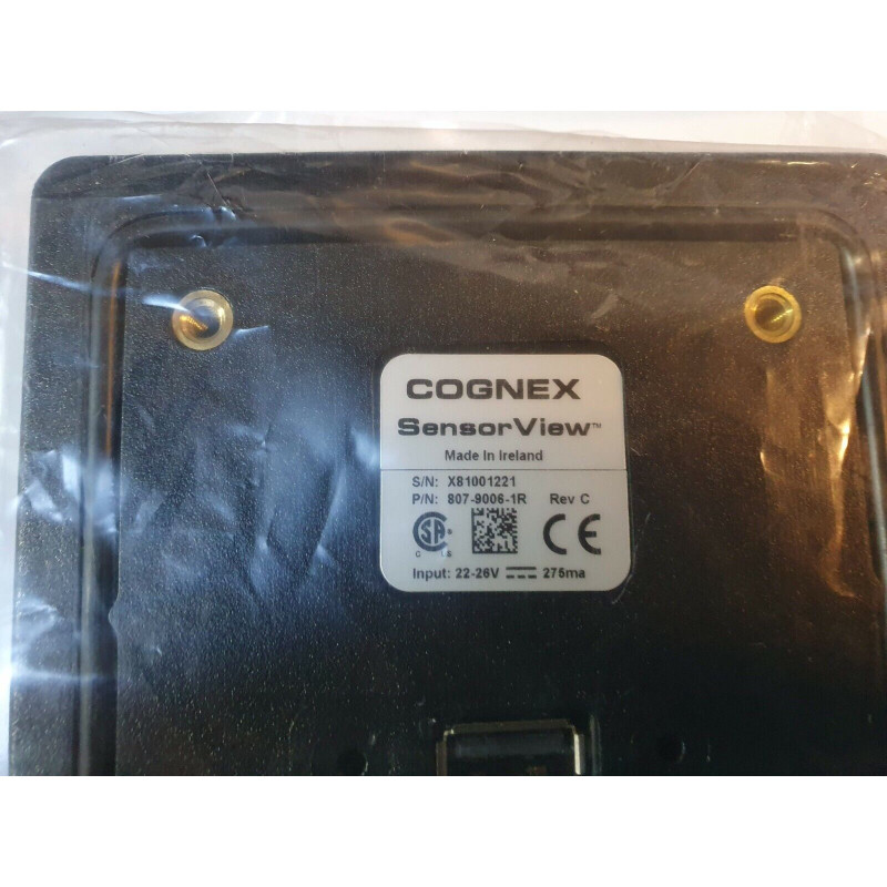 Cognex Display Device Checker - Sensor View 807-9006-1R Rev C