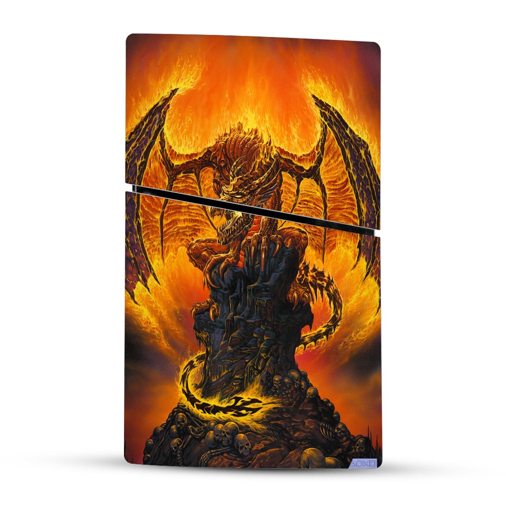 ED BEARD JR DRAGONS VINYL SKIN FOR PS5 SLIM/PRO DIGITAL CONSOLE & CONTROLLER