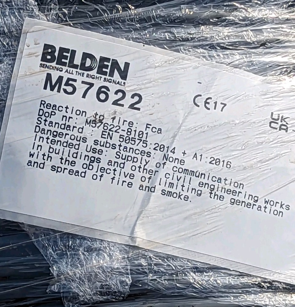 MOHAWK M57622 4PR 24AWG NON-PLENUM 1000FT Extra 128FT Roll Will be Added!!