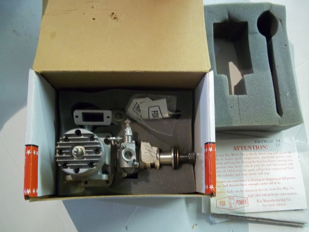 FOX 74 RC ABC NIB VINTAGE REMOTE CONTROL MODEL AIRPLANE ENGINE COLLECTOR ENGINE