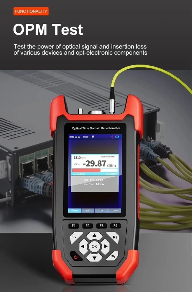 OTDR Fiber Optic Tester Fault Breakpoints Cable Fault Test finding Instruments