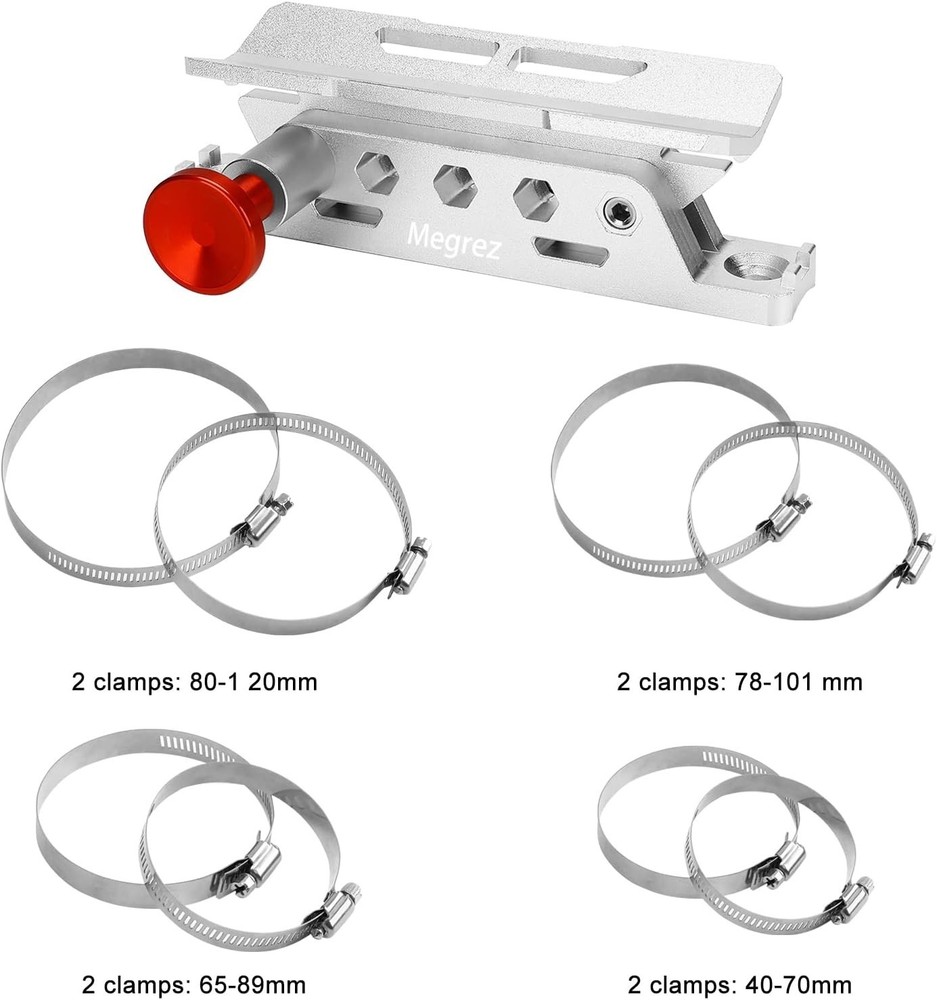 Adjustable Fire Extinguisher Mount Holder, Aluminum Quick Release Fire Exting...
