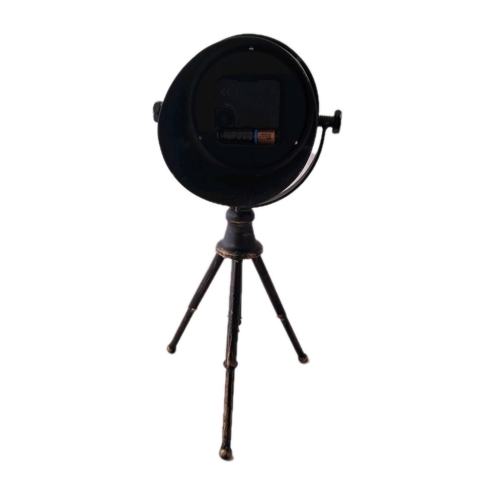 Tripod Desk Clock Battery Operated (A)