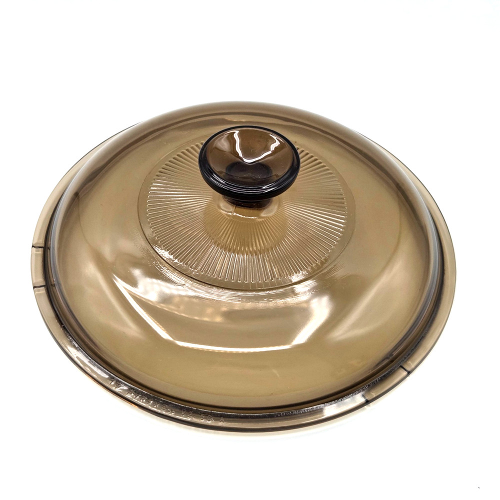 PYREX Vision Amber V2.5C Corning Replacement Lid Vintage