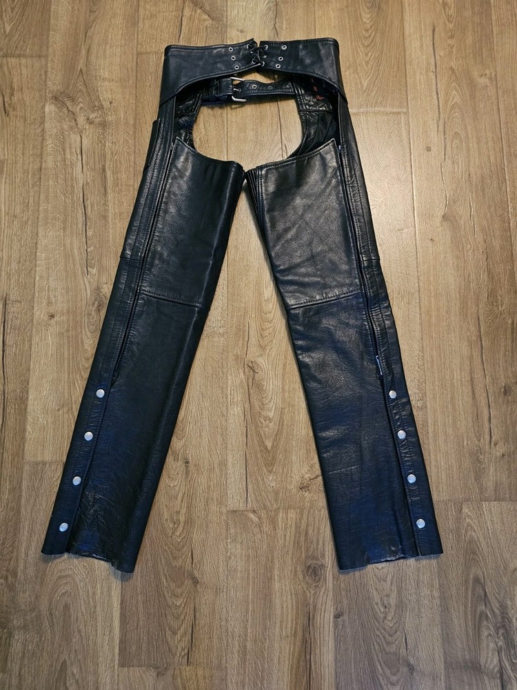 Interstate Leather Chaps Size XXS Adjustable Waist