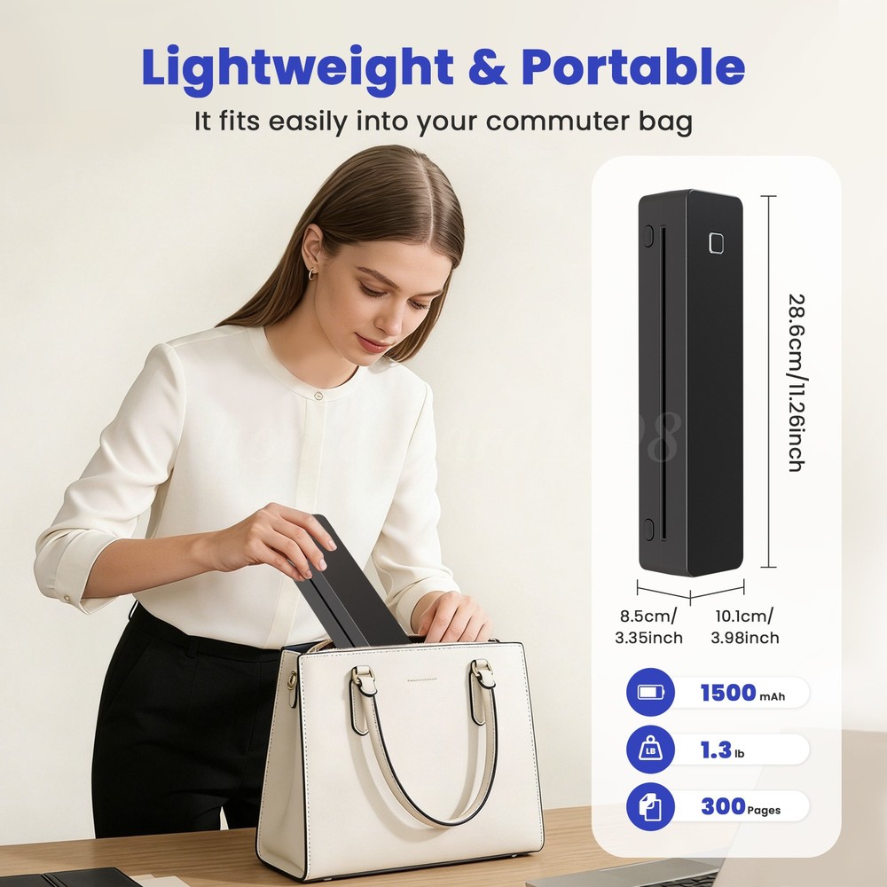 8 inch Wireless Tattoo Stencil Printer Bluetooth USB Portable Thermal Printer