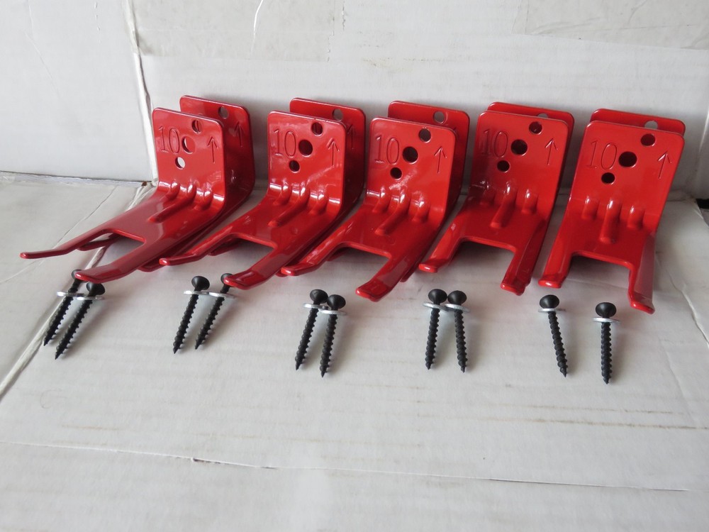 🔥🧯10-FORK STYLE WALL MOUNT 5 & 10 lb SIZE FIRE EXTINGUISHER (AMEREX) BRACKETs