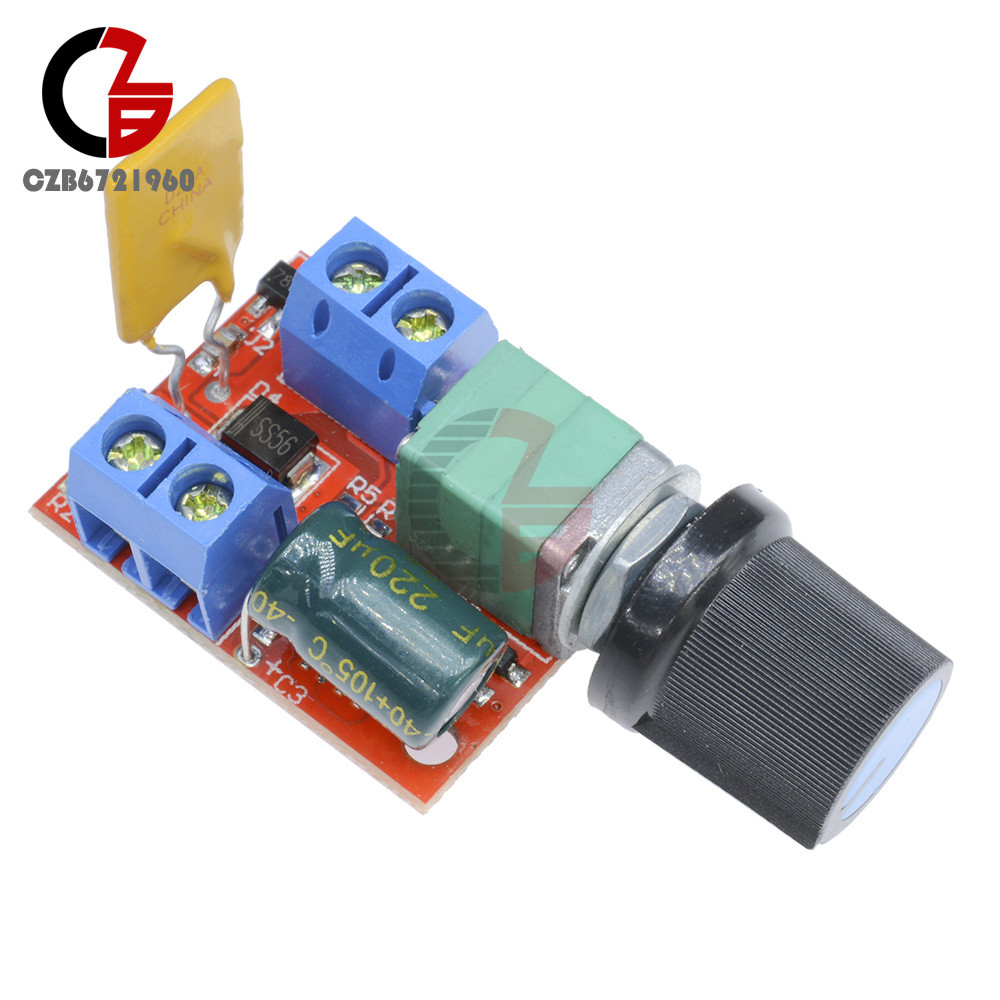 Mini DC 3V-35V 3-35V 5A Motor PWM Speed Control Switch Controller LED Dimmer